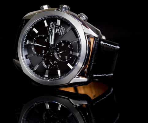 A citizen watch, as an example of what you can sell at a pawn shop.
